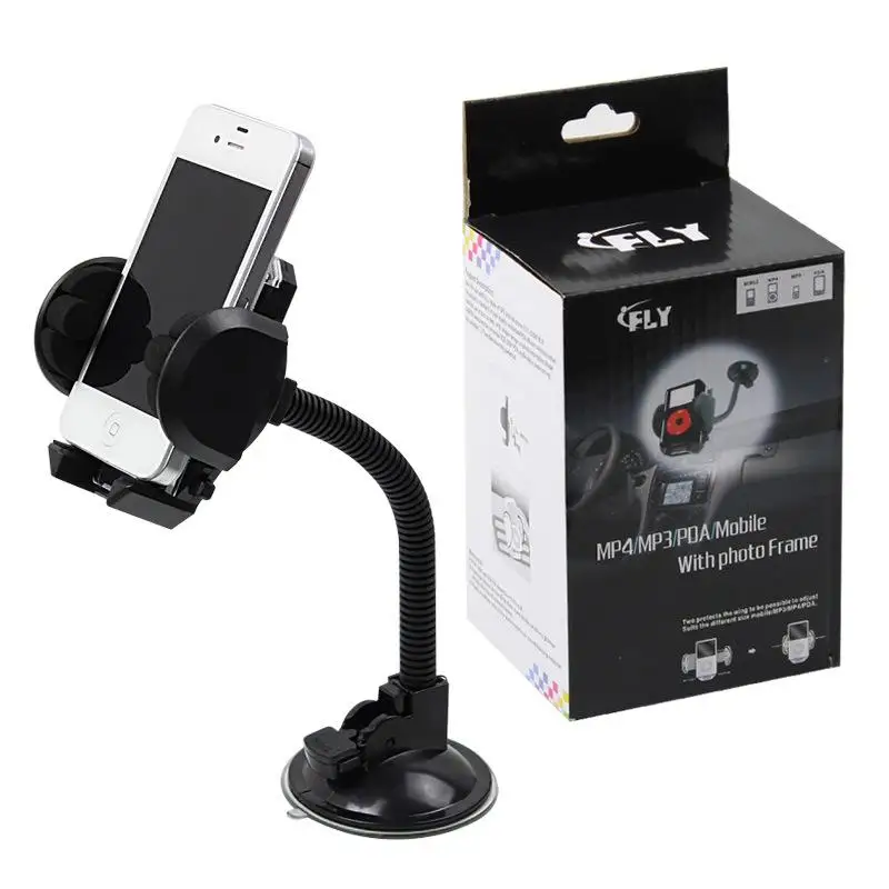 Car Windshield Suction Cup Mount Holder Vehicle Flexible Tripod Stand