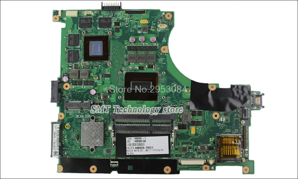 N56JK I7-4700HQ GTX860M 2G اللوحة الأم ل ASUS N56J N56JK G56JK REV2.0 اللوحة اختبار موافق الشحن جودة Assurancev