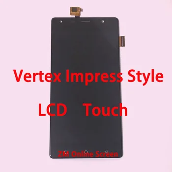 

RYKKZ For For Vertex impress Style LCD Display With Touch Screen Digitizer Replacement With Tools+3M Sticker