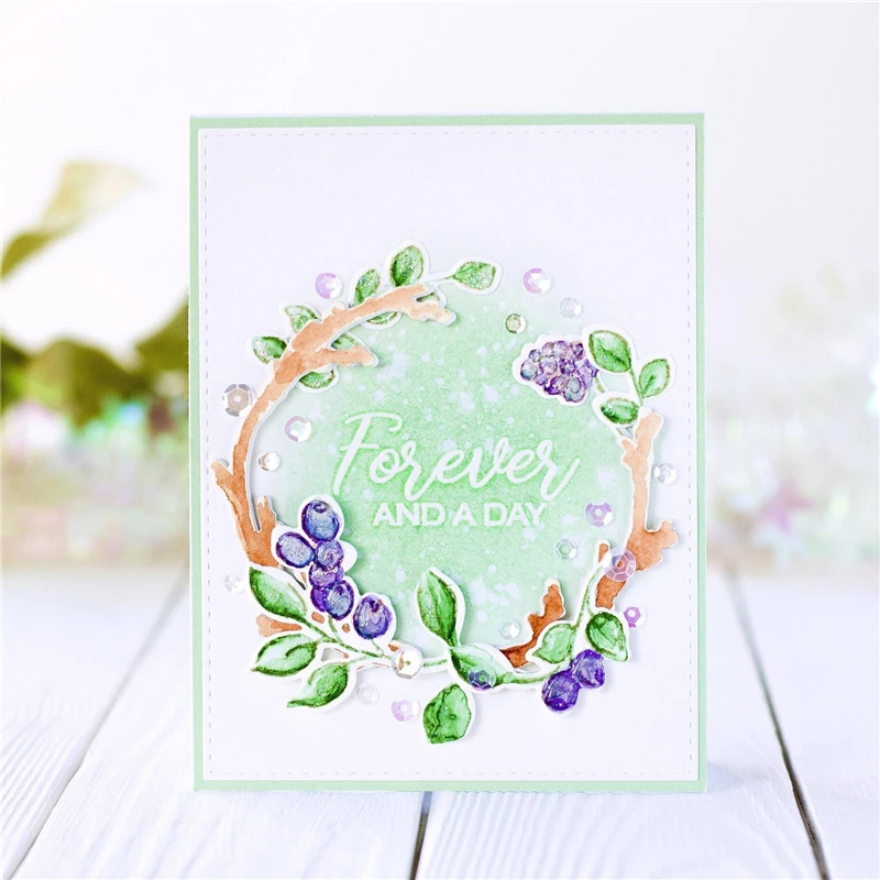 

Naifumofo Flowers Dies Spring Greeting Cutting Dies and Clear Stamps for DIY Scrapbooking Stamping Die Cuts Paper Cards
