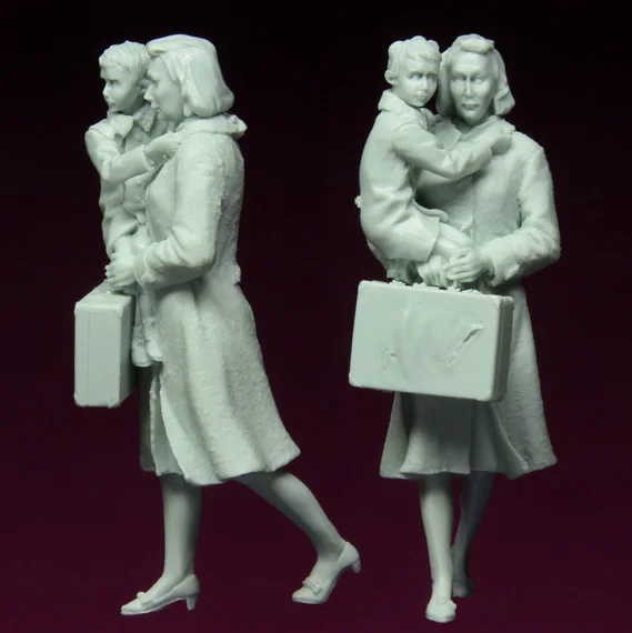Фигурки из смолы модель 1/35 года некрашеные европейские Kit C192|Наборы для сборки
