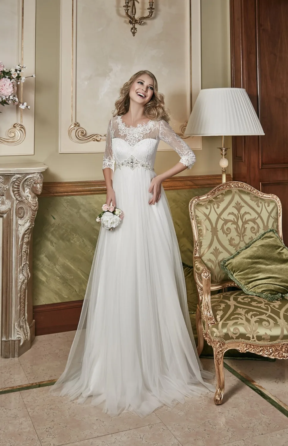 simple chiffon gown styles