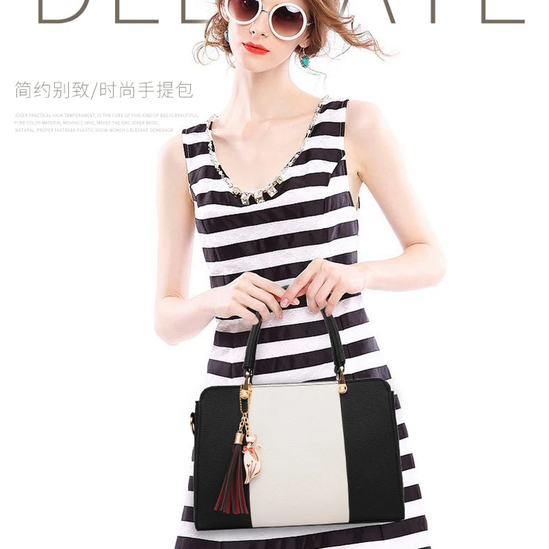 

Jaybag 2019 New Bolso Mujer Love Youself Love Bag Ice Cream Colors Patchwork Romantic Beach Boho Leather Shoulder Bag For Women