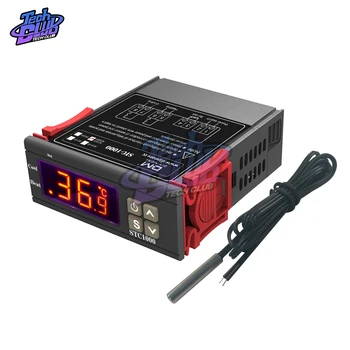 

STC-1000 LCD Digital Thermostat Temperature Control Thermometer DC12V/24V/12-72V AC110-220V Thermo Controller With NTC Sensor