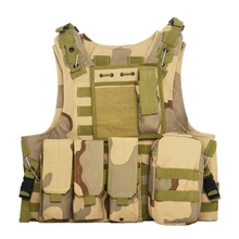 Открытый тактический жилет боевой Молл военный Мульти Карманы Охотничий Жилет Оксфорд страйкбол склад пейнтбол оборудование