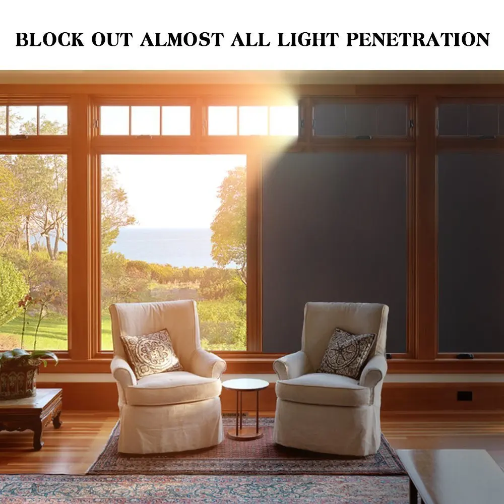 

1.52x5m 5% VLT Automotive Window Tint DIY Install Glare Control Privacy 60''x196.8'' Home Car Use