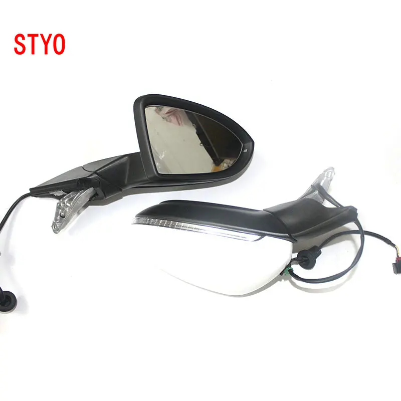 STYO Car no have electric folding Rearview mirror for VW Golf 7 mk7