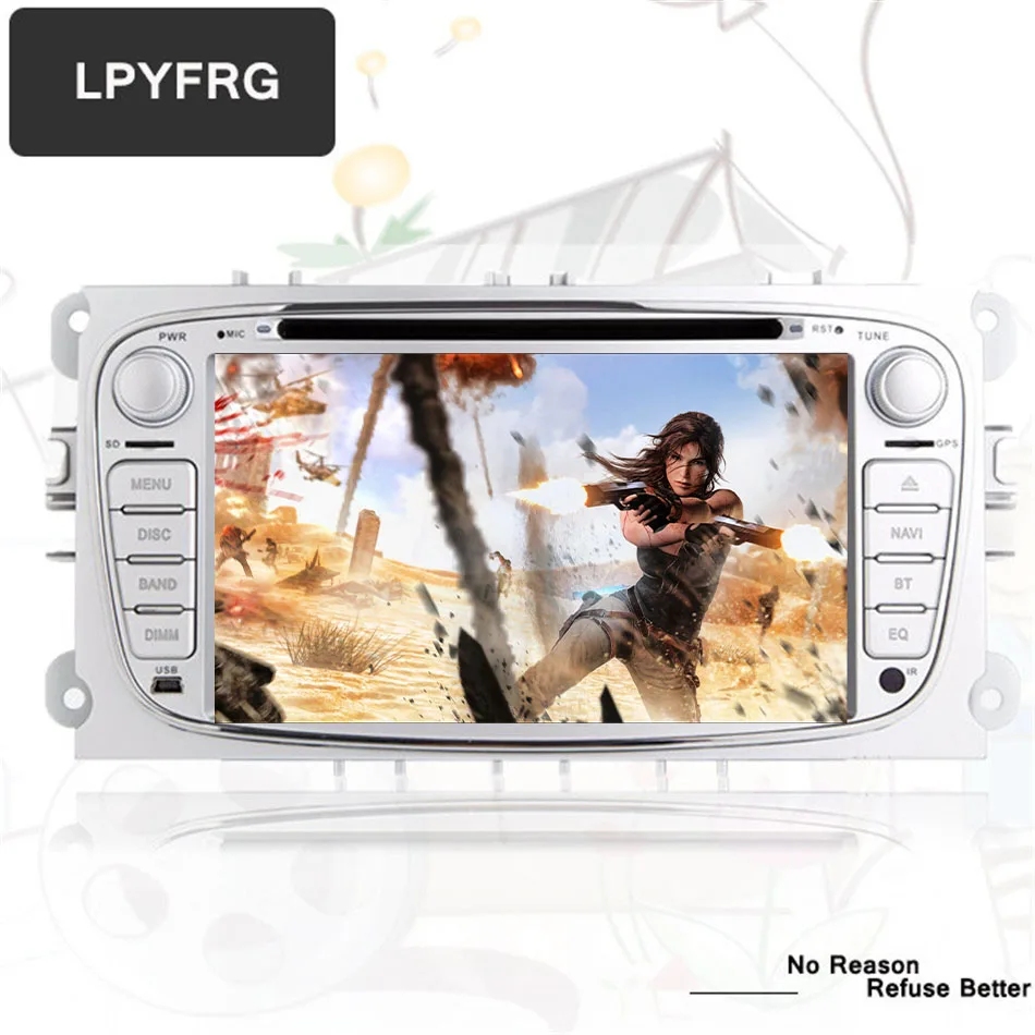 Sale Android 9.0 Octa core 2 Din 7" Car DVD Player For FORD/ focus MONDEO/S-MAX/CONNECT  head unit Car GPS Radio tape recoder 4G RAM 5