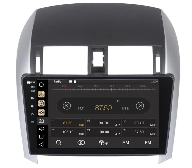 Excellent IPS 4GB Ram 8-Core 32GB 10.2inch Android 9.0 Car Dvd Gps For Toyota Corolla 2006 - 2011 Car Pc Multimedia Audio Radio Aux in 3