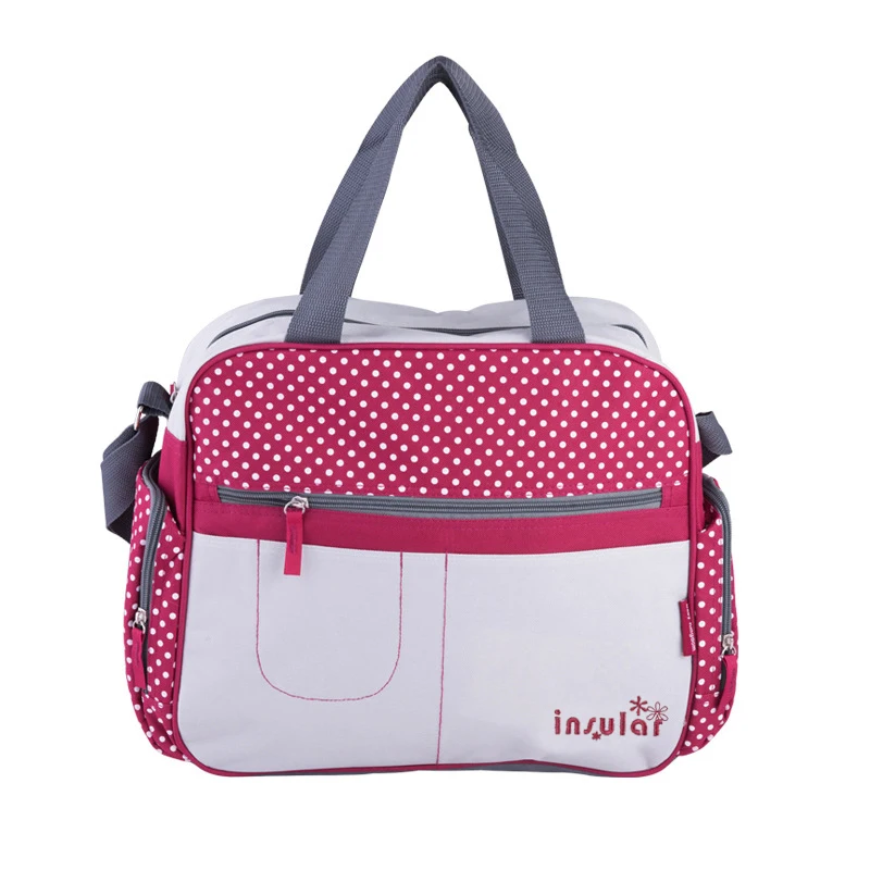 Многофункциональная многофункциональная сумка для мамы, сумка на плечо для мамы, большая емкость для доставки - Цвет: Красный
