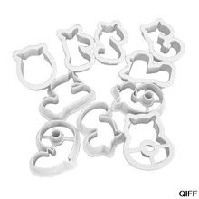 10 шт./компл. свинья номеров 0-9 печенье резак штамповый торт декоративные фигурки жениха и невесты; сахарные формы DIY Инструменты для выпечки 8 июля