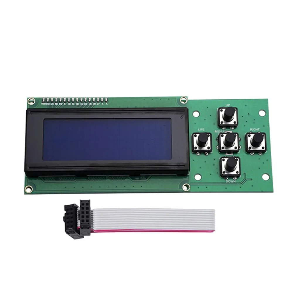 

3D Printer Accessory 2004 LCD Smart Display Screen Controller Module with Cable for Melzi 2.0 Display