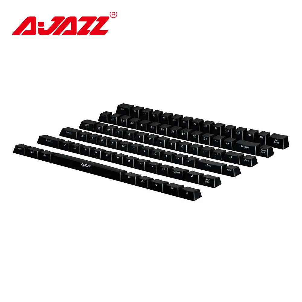 

Ajazz Ak33 82 Keys Keyboard Keycap Set ABS Side Carving White/Black Keycaps 82 Keys - NO Backlit