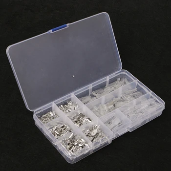 

270Pcs Female Male Spade Connectors Wire Crimp Terminals Set 2.8mm 4.8mm 6.3mm