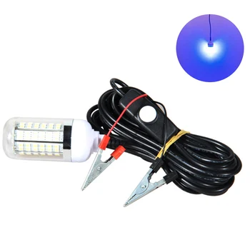 

12V LED Flashing Mini Deep Drop Underwater Lights Fishing Fish Lure Light Lamp 2019 New Underwater Fish Attraction Lamp Lure