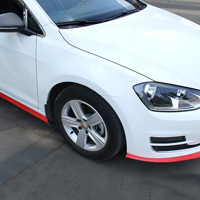 2 5m Car Bumper Lip Strip Protectors Splitter Body Kits Spoiler
