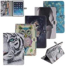Для IPad 2/IPad 3 Ipad 4 кожаный бумажник чехол подставка Сова Тигр Сексуальная Лев книга планшет защитный флип чехол для Apple IPad 2/3/4