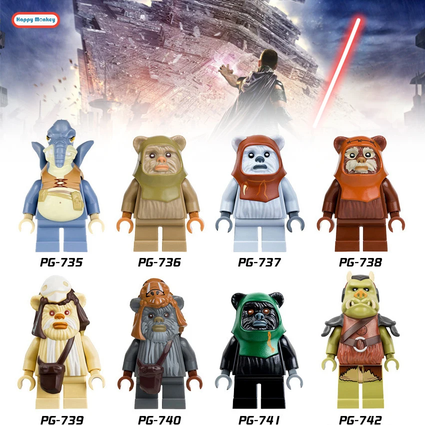 

2018 Legoingly Star Wars Building Blocks Characters include:Sith Lord Darth Vader Maul Chewbacca Sidious bricks toys kits wy30