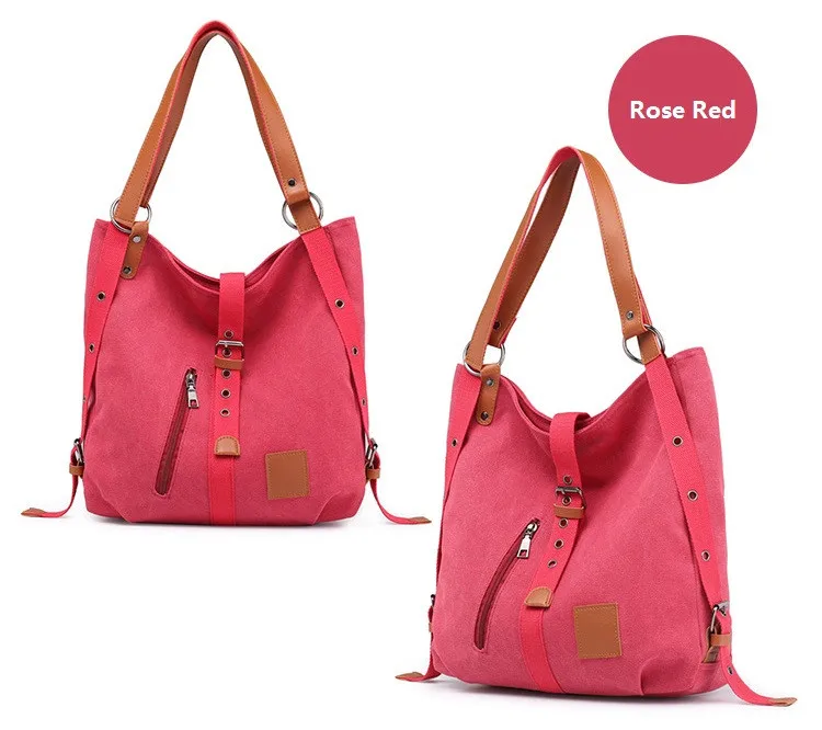 MJ Canvas Women Handbag Simple Design Tote Bag Female Large Capacity Canvas Bucket Shoulder Bag 2018 New Fashion Shopping Bags (5)