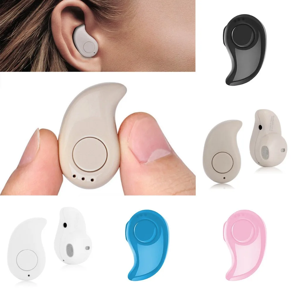 

Mini Wireless Bluetooth Earphone Sports Stereo Earbuds Invisible Headset Earphone With Microphone For iPhone For Smartphone
