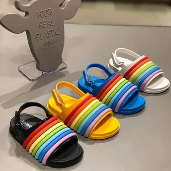 

Mini Melissa Beach Sandals Girls boys Sandals Children Sandals Animal Mini Melissa Children Shoes Lovely Melissa Sandal Toddler