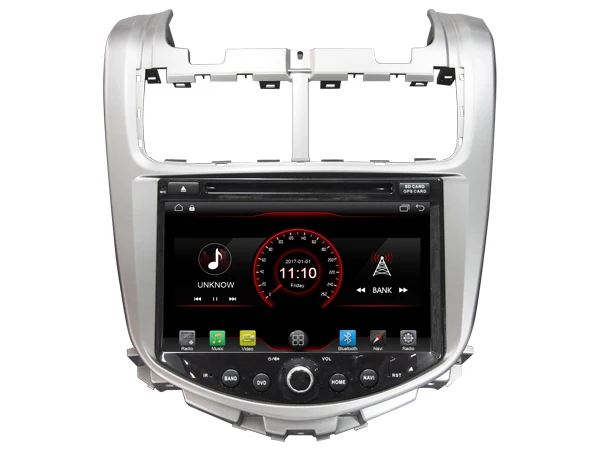 Clearance Fit for CHEVROLET AVEO 2014-2018 OTOJETA android 9.1 Wifi car dvd player tape recorder handfree headunits with canbus blue light 4