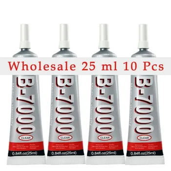 

10 Tubes 25 ml B 7000 Multipurpose Adhesive B-7000 Glue Diy Glass Jewelry Touch Screeen