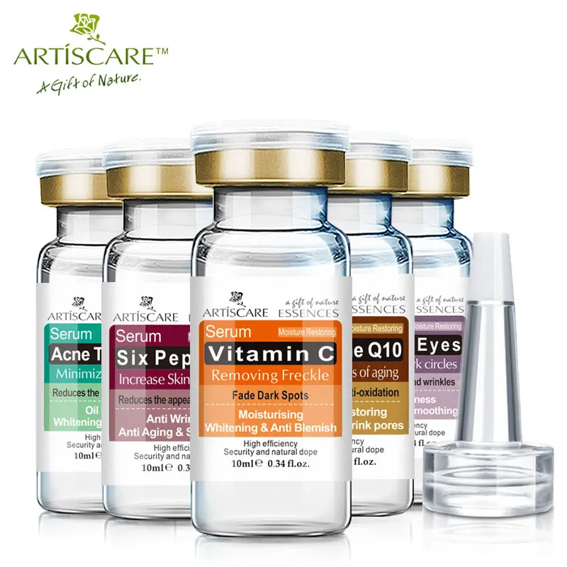 

ARTISCARE Anti Aging Essence Serum Luxury SET Skin Care Acne Treatment Blackhead Whitening Moisturizing Anti Winkles Cream 5 PCS