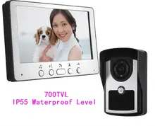Freeship 700TVL 7 Inch Video font b Door b font Phone TFT LCD Video Monitoring Intercom