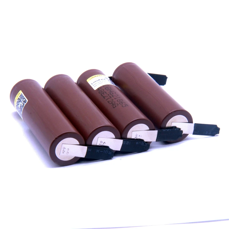 Оригинальный перезаряжаемый аккумулятор LiitoKala 18650 hg2 3000 мАч 20a для шуруповерта 3 6 в
