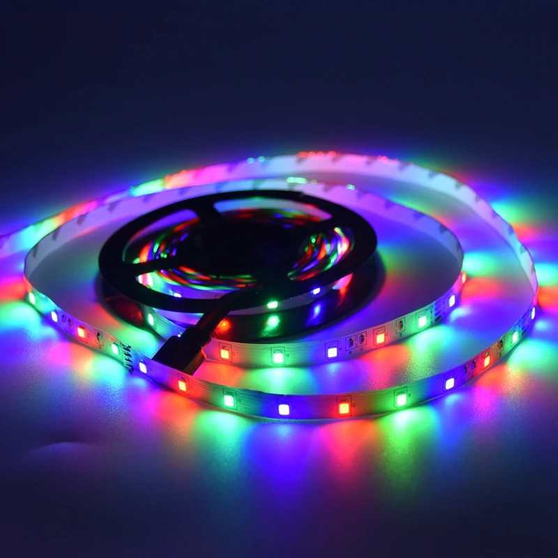 

DC12V Waterproof flexible Tape Tope Stripe 5m/lot TV Background Kitchen Bedroom LED Strip Light SMD2835 60LEDs/m