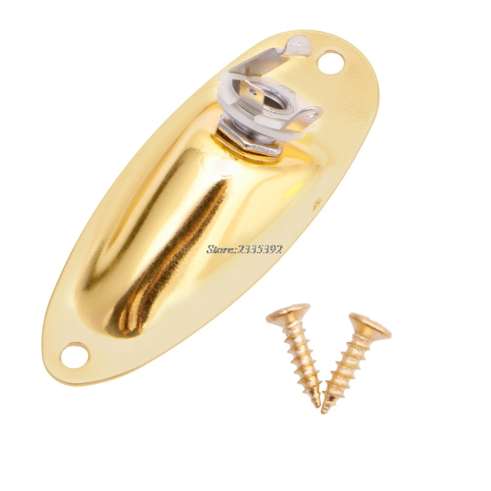 

Boat Input Output Jack Plate Socket For Guitar Replacement Parts