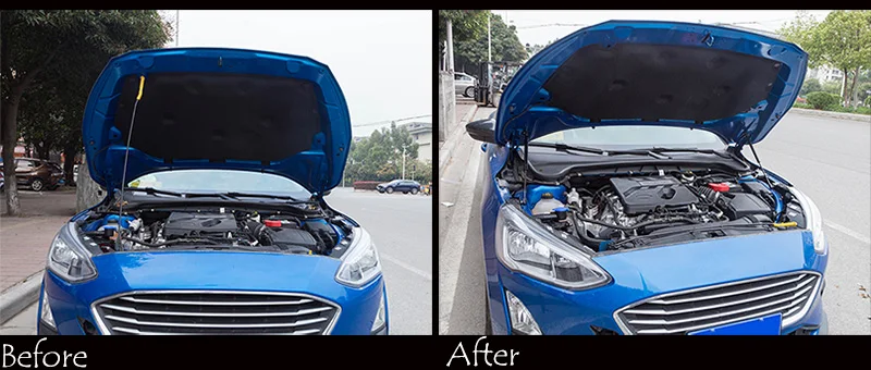 Авто-Стайлинг ремонт капот Газ Шок пневматическая распорка подъемника бары Поддержка стержень 2 шт./компл. для Ford Focus Focus4 MK4