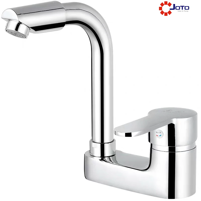 

Low-price And Good Quality Copper Double Hole Double Rotating Basin Faucet