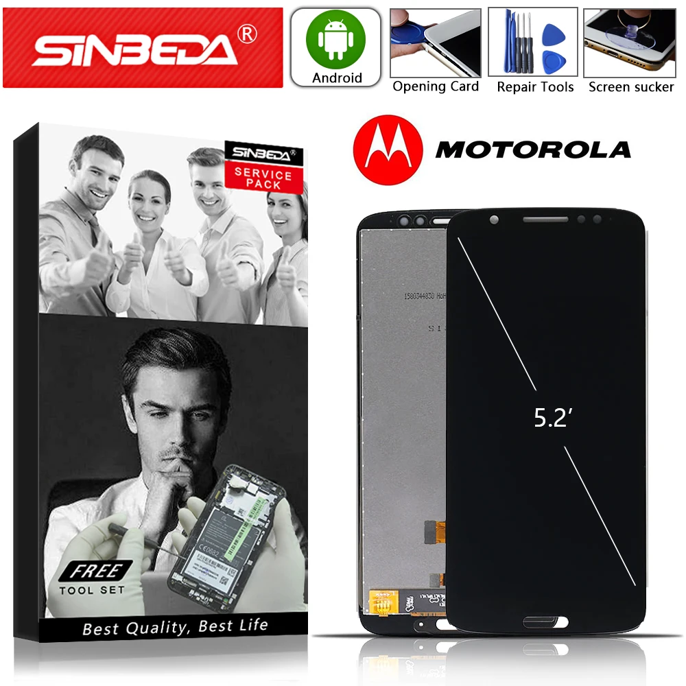 

5.7"For Motorola Moto G6 LCD Display Touch Screen Digitizer with Frame Assemble For Moto G6 XT1925 LCD Display XT1925-3 XT1925-5