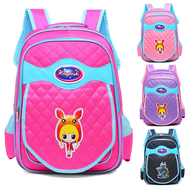2018 New Fashion School Bags for Boys Girls Brand Children Backpack Student Book Bag Wholesale