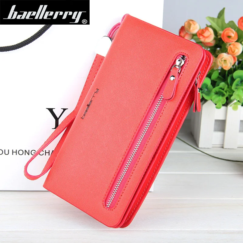 Baellerry Women Wallets Long Style Card Holder Female Purse Large Capacity Quality Zipper Big Brand Luxury Wallet For Girl 247