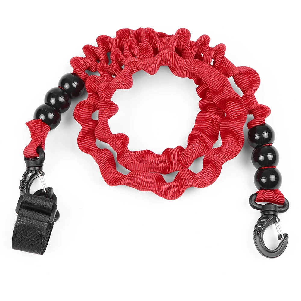 

Elastic Paddle Leash Kayak Canoe Safety Fishing Rod Rowing Boats Lanyard Cord Tie Rope Surfing with Beads Surfing Sports