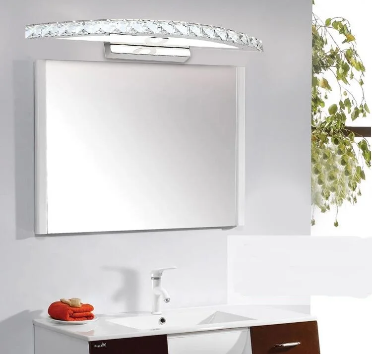 الكريستال أدى الجدار مصباح الحمام الغرور الجدول مصابيح غرفة نوم الأزياء مضمد مصباح الكريستال مصباح ZHFG23