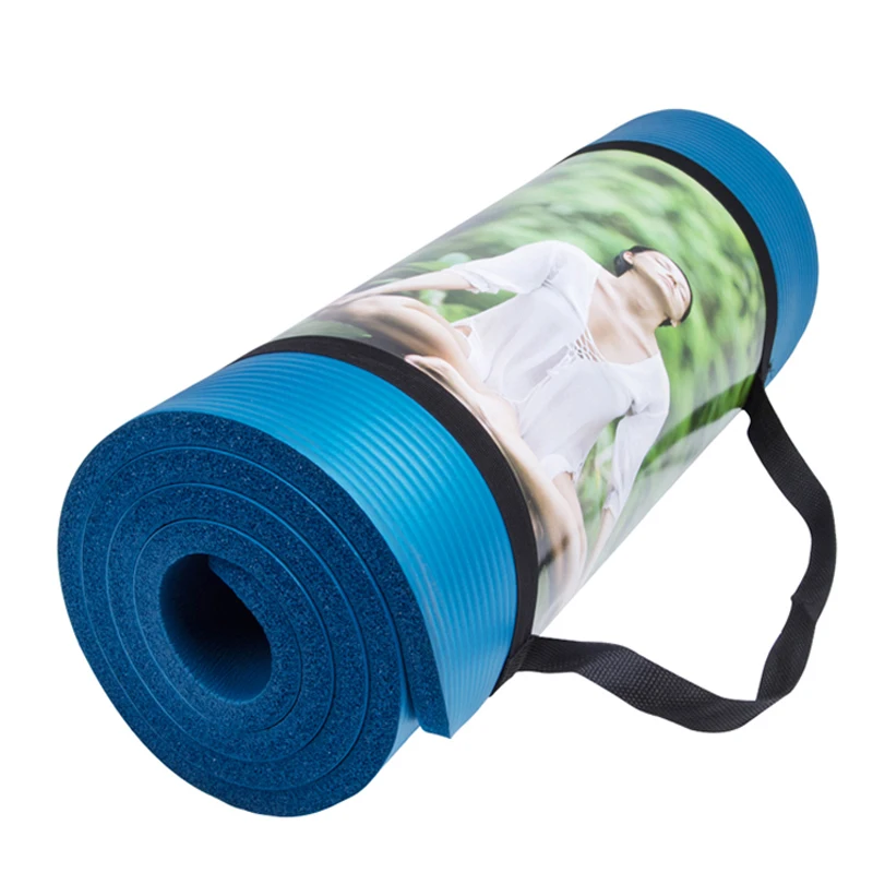 Buy 10MM NBR Non slip Yoga Mats For Fitness Brand