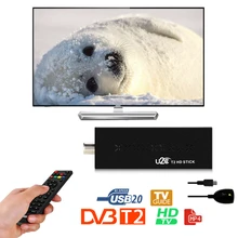 U2C DVB-T2 t2 HD 1080P ТВ-Палка с дистанционным управлением, испанский ТВ-приемник, DVB-T2-палка, ТВ-приставка, русский цифровой наземный ТВ-приёмник