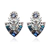 Ztech Flower Opal Stone Stud Earrings Chic New Elegant Crystal Rhinestone Earrings For Women Trendy Women Earrings Jewelry ► Photo 3/6