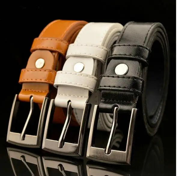 

Child formal dress boys teenage belt hot designer kids PU leather fashion belt buckle black Leisure strap Casual Belt Y014