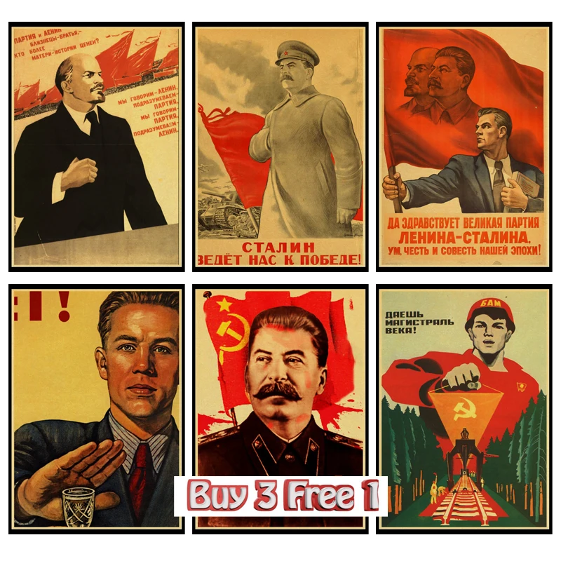 

World war II Russian Comrade Joseph Stalin poster Retro wall Poster wall decor