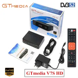 Freesat V7 HD обновление до GTMEDIA V7S HD спутниковый ресивер Spport YouTube DVB-S2 PowerVu Европа PVR Cccam V7 рецепторов СБ ТВ коробка