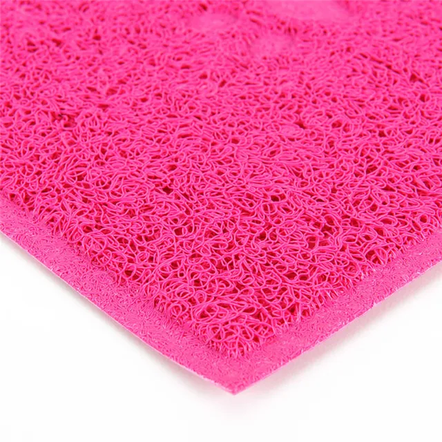 Hoopet Pet Dog Cat Food Mat Feeding Bowl Pad PVC Elastic Fiber Cat Litter Mat Placemat Easy to Clean Pet Supplies 30x40CM