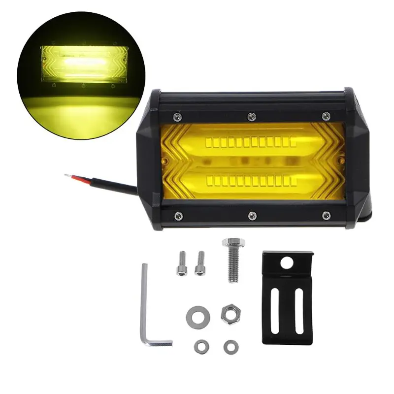 

Led Work Light Bar 5 Inch 72W Led Light Bar 10800LM Off Road Led Lights IP67 Waterproof Led Lights