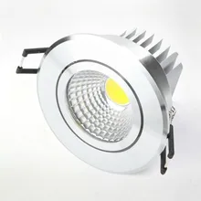 3 Вт светодиодный светильник, светодиодный светильник с регулируемой яркостью, высокомощный светодиодный светильник COB ceilling, гарантия 2 года