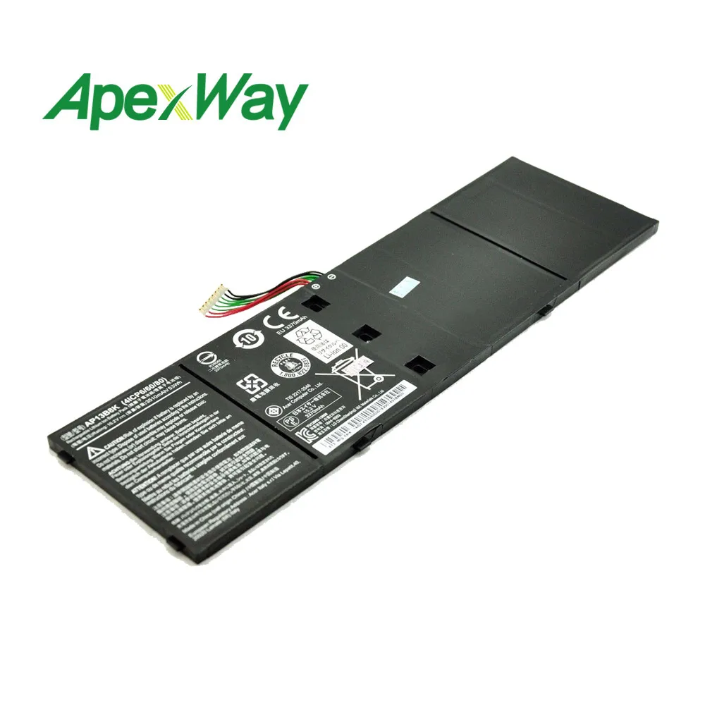 ApexWay 14,8 в ноутбука Батарея для acer AP13B8K ap13b3k KT00403015, Aspire Nautilus V5-572 ES1-511 ES1-512 M5-583P R7 R7-571