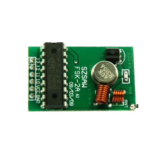 

RF wireless transmitter module board with PT2262 encode IC